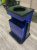 Урна-пепельница "Комби" цвет Синий 30 литров