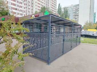 Контейнерная площадка Хай-Тек 2 метра